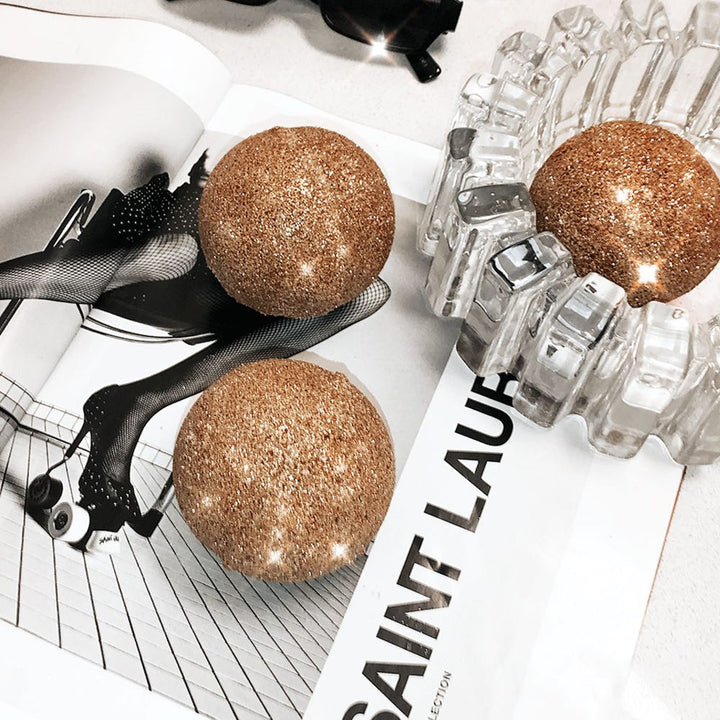 DIY CBD Glittery Bath Bombs