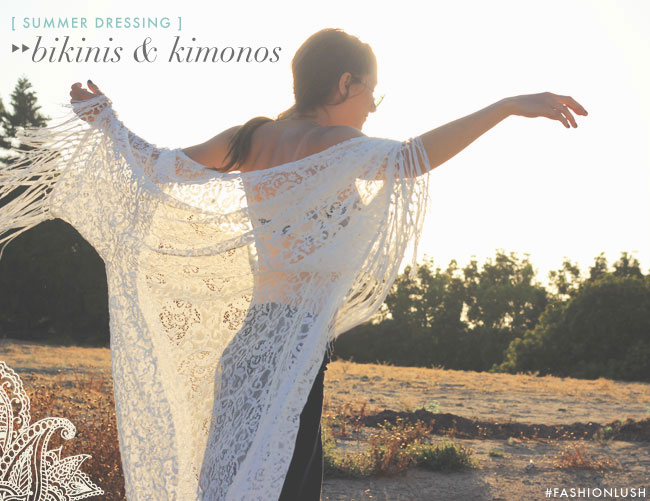 Bikinis + Kimonos: My Go-To Beach Get Up