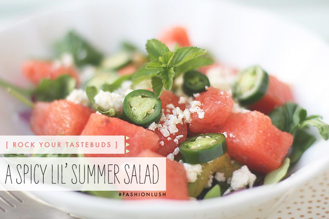 Currently Obessed w/ This Spicy Summer Salad