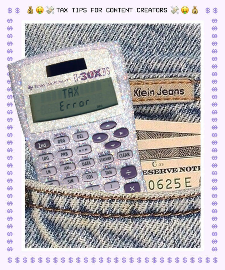 What Up TAX SZN! 5 Tax Tips for Content Creators!