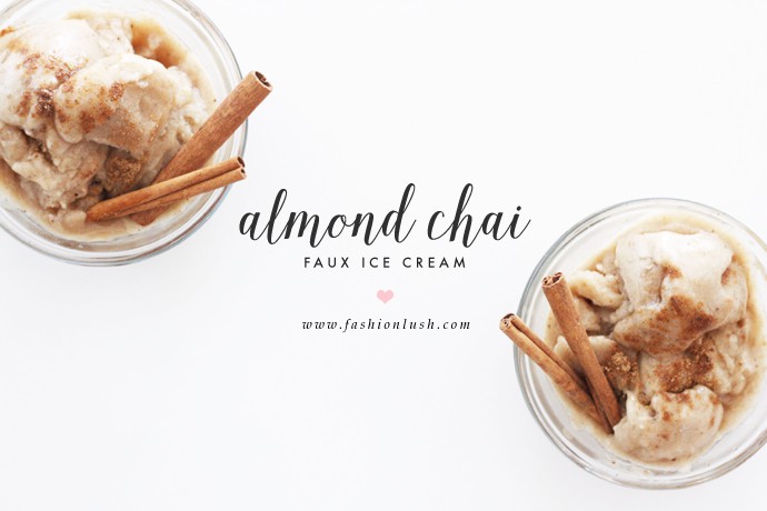 Faux Ice Cream | Almond Chai