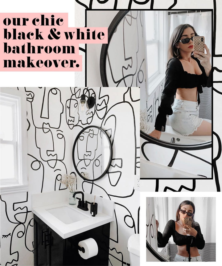 Before & After | Our Small Bathroom Modern Makeover