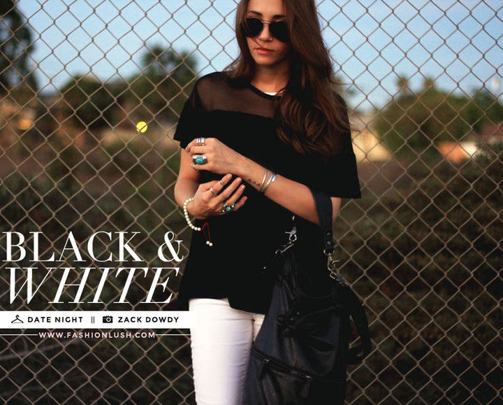 Black & White Date Night Style