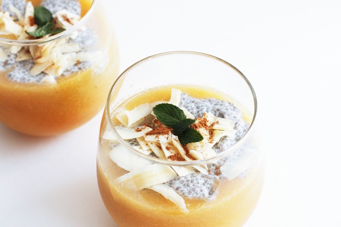 Sunday Brunch | Peach Chia Parfait