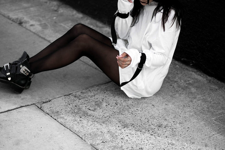 Fashion Hack | DIY Belted Cuff Tee