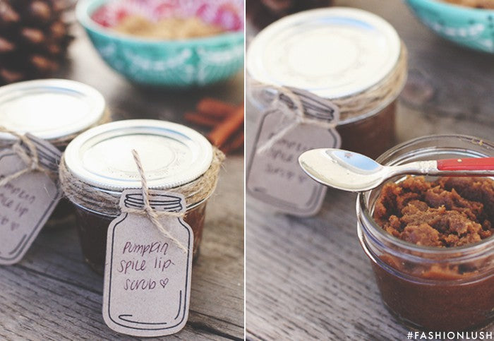 DIY Plumping Pumpkin Spice Lip Scrub