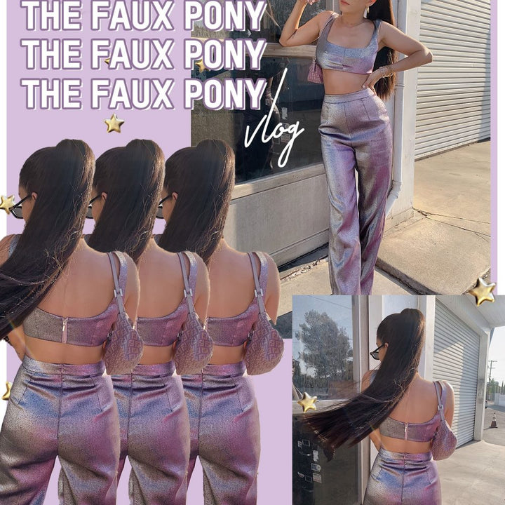 VLOG | The *RIGHT* Way To Put in a Faux Ponytail