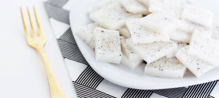 Gluten Free + Vegan | Speckled Moon Cake