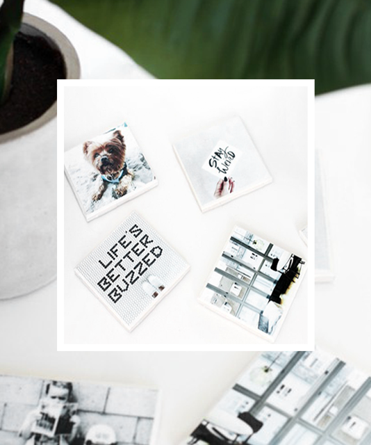 Holiday Gifting | DIY Photo Coasters