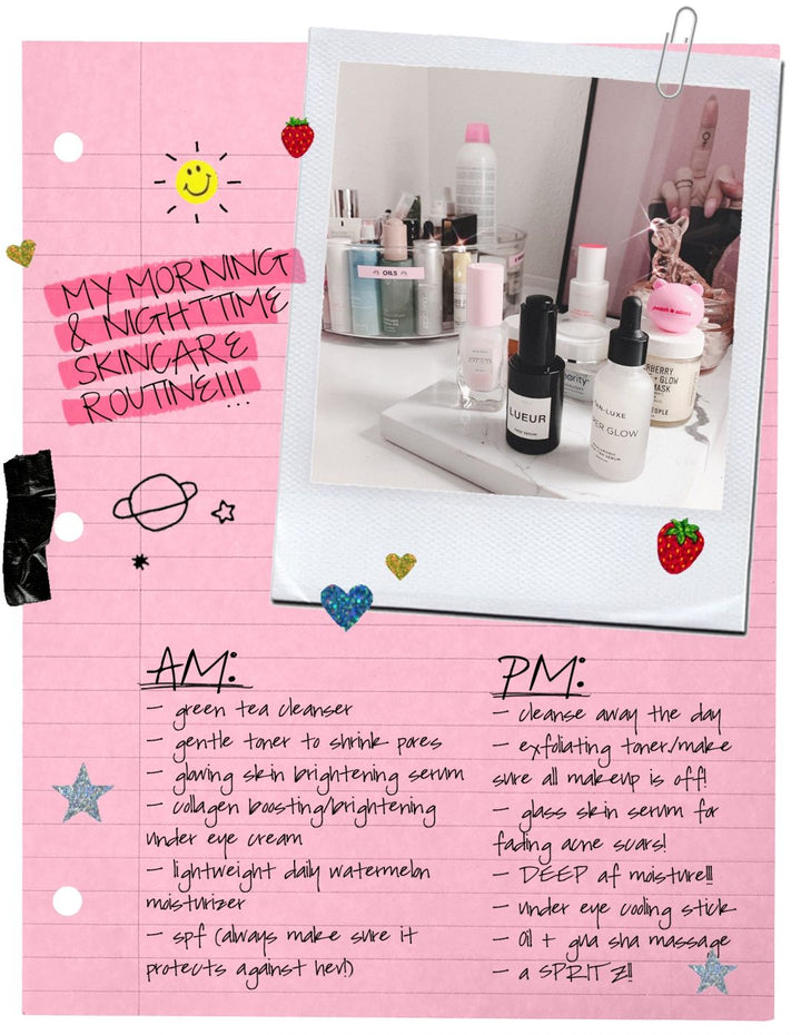 My *COMPLETE* Morning & Nighttime Skincare Routine for Glowing Acne Free Skin