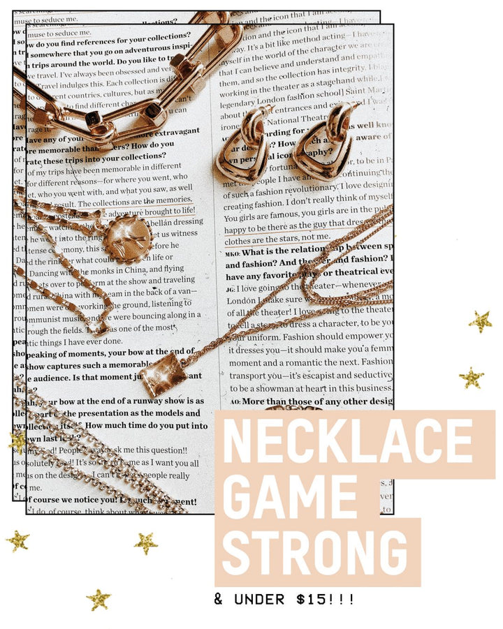 Add to Cart: Badass Budget Friendly Necklaces