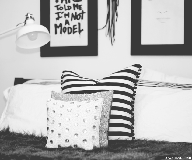 fashionlush, home decor DIY, pom pom pillow