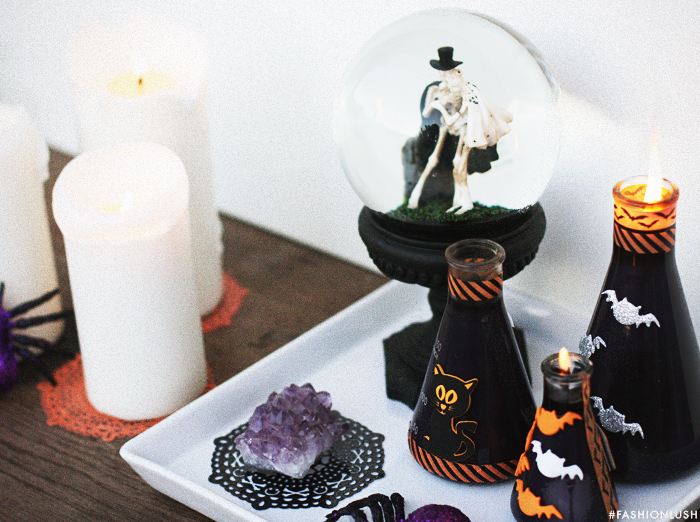 fashionlush, halloween decor, do it yourself, candle making