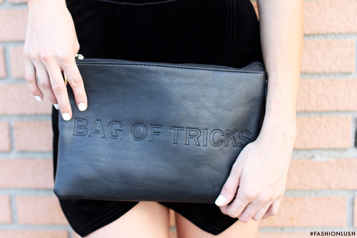 bag of tricks clutch, fashionlush, date night style