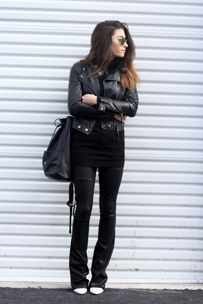fashionlush, leather suit, winter fashion 2015