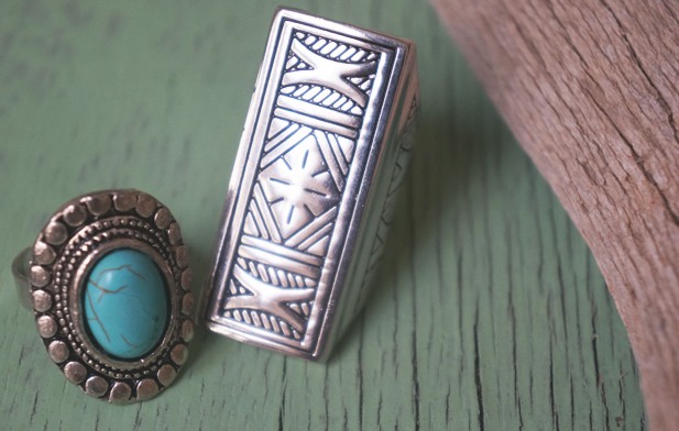antique turquoise rings