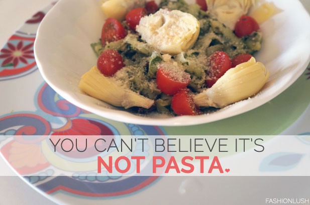 skinny zucchini pasta