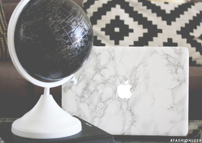 diy, fashionlush, marble laptop