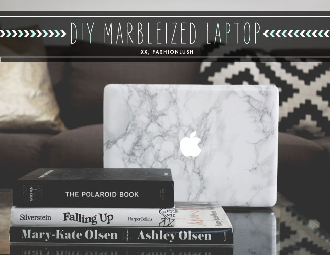 diy, fashionlush, marble laptop