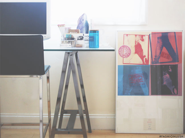 fashionlush, home decor, desk