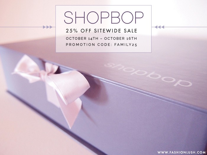 fashionlush, shopbop, sitewide sale, 2014