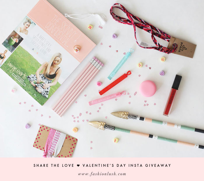 fashionlush, valentine's day, instagram giveaway