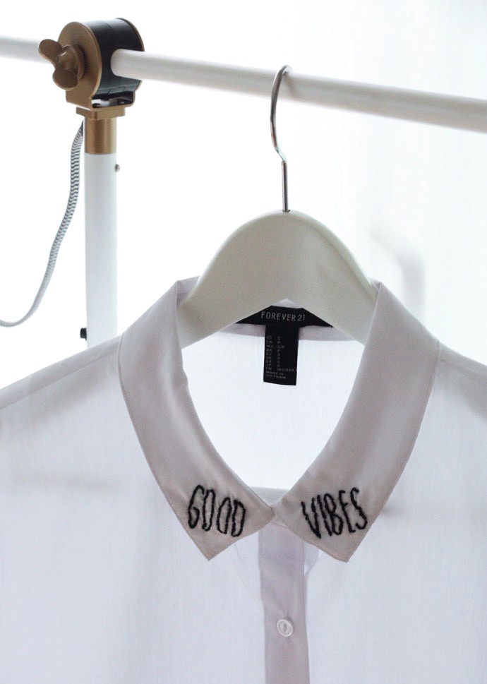 fashionlush, DIY Embroidery Blouse, fashion diy project