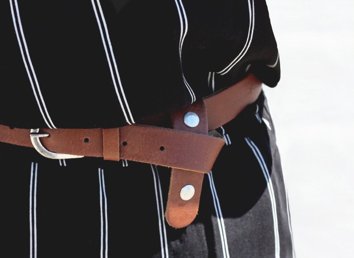fashionlush, boyfriend belt, off the shoulder jumpsuit