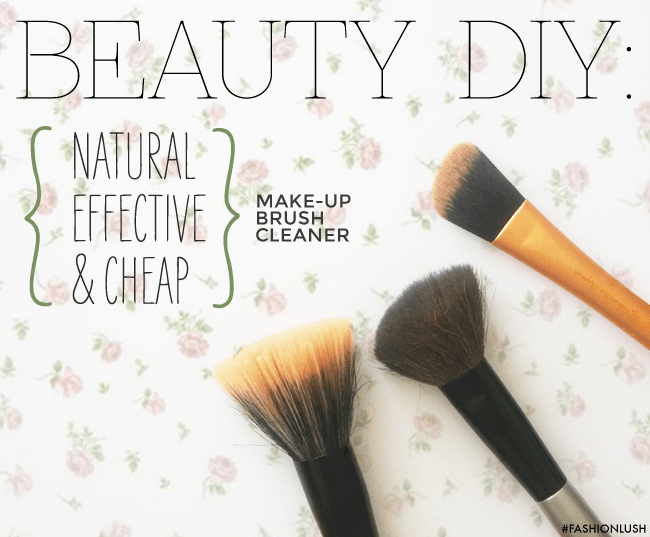 fashionlush, Summer Beauty DIY, diy brush cleaner