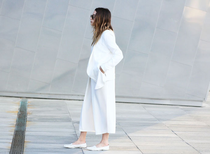 fashionlush, all white fashion, c/meo collective sidelines jumpsuit