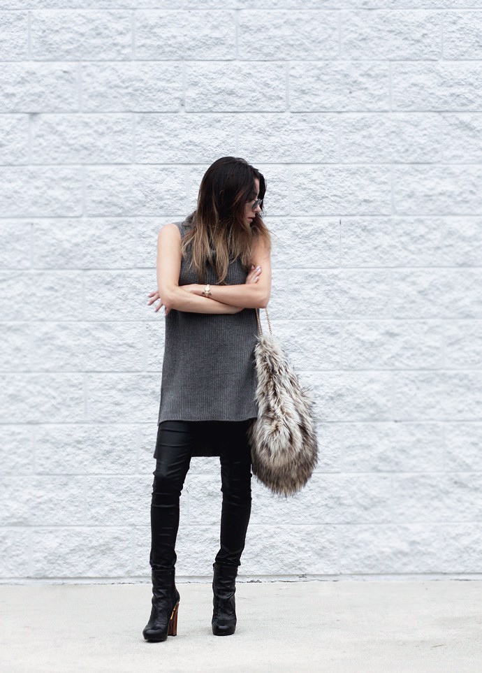 Fur Purse DIY Makeover - Creative Fashion Blog