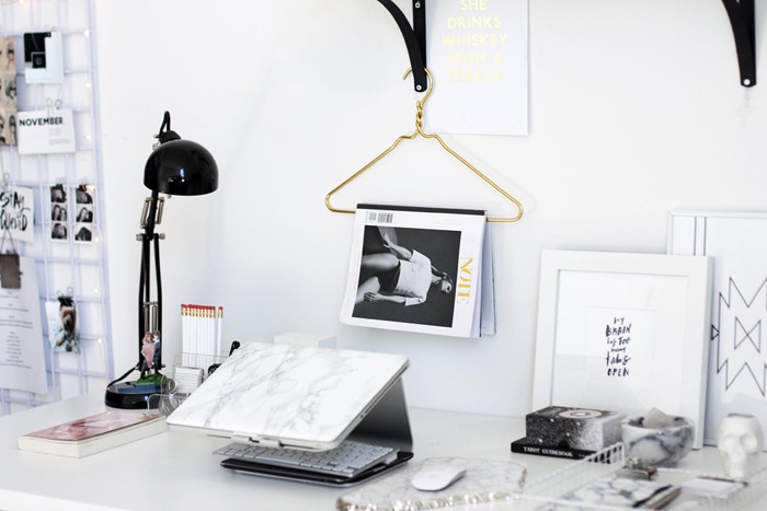 fashionlush, office decor, minimalism