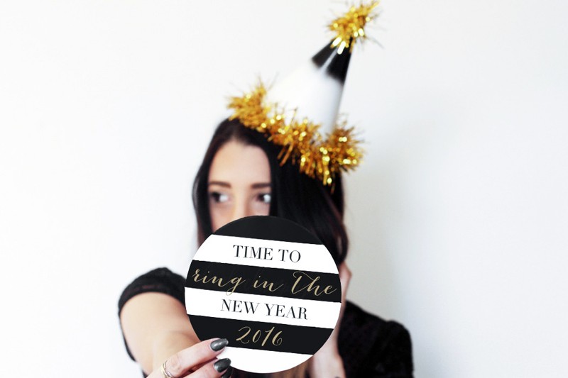 fashionlush, new years eve, diy party hats
