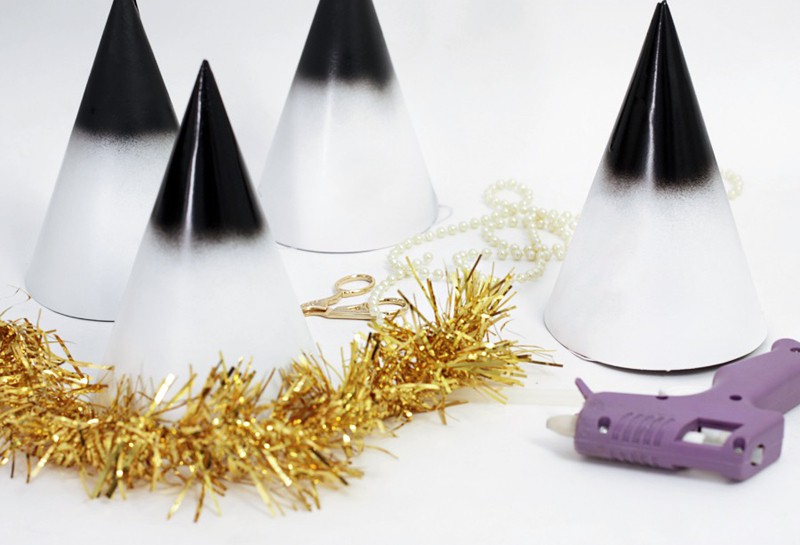 fashionlush, new years eve, diy party hats