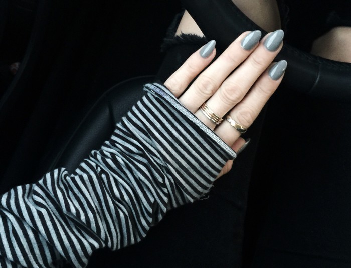 fashionlush, grey nails, concrete jungle