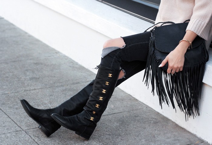 fashionlush, Must-Have Winter Boots, vintage chanel boots