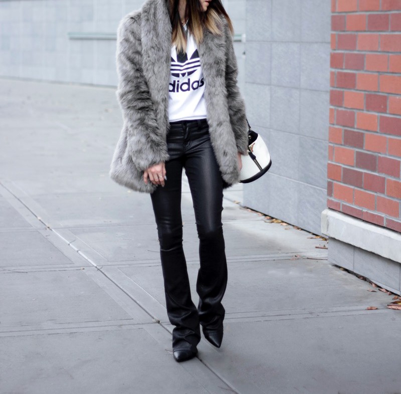 fashionlush, faux fur, edgy street style
