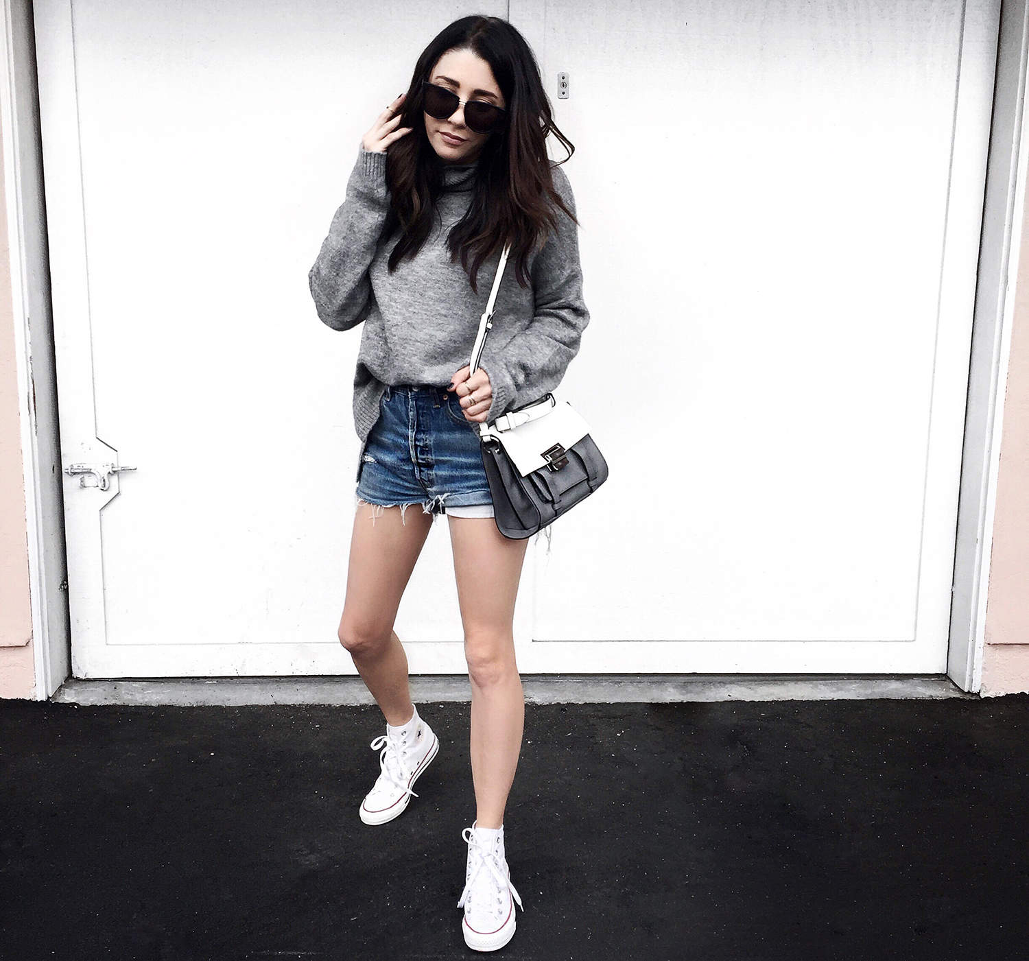 fashionlush, grey day, style blogger, cashmere sweater