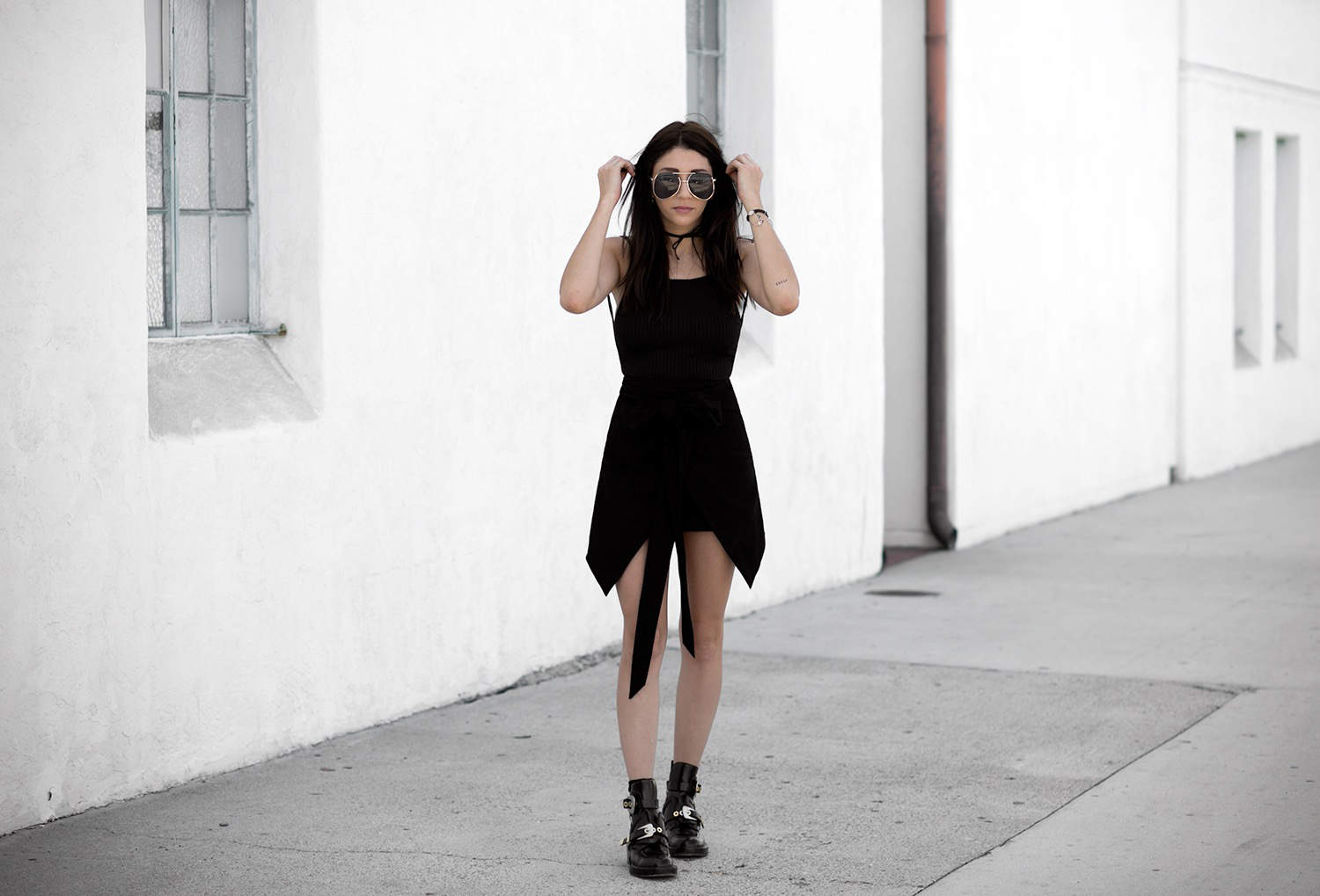 fashionlush, finders keepers, all black outfits