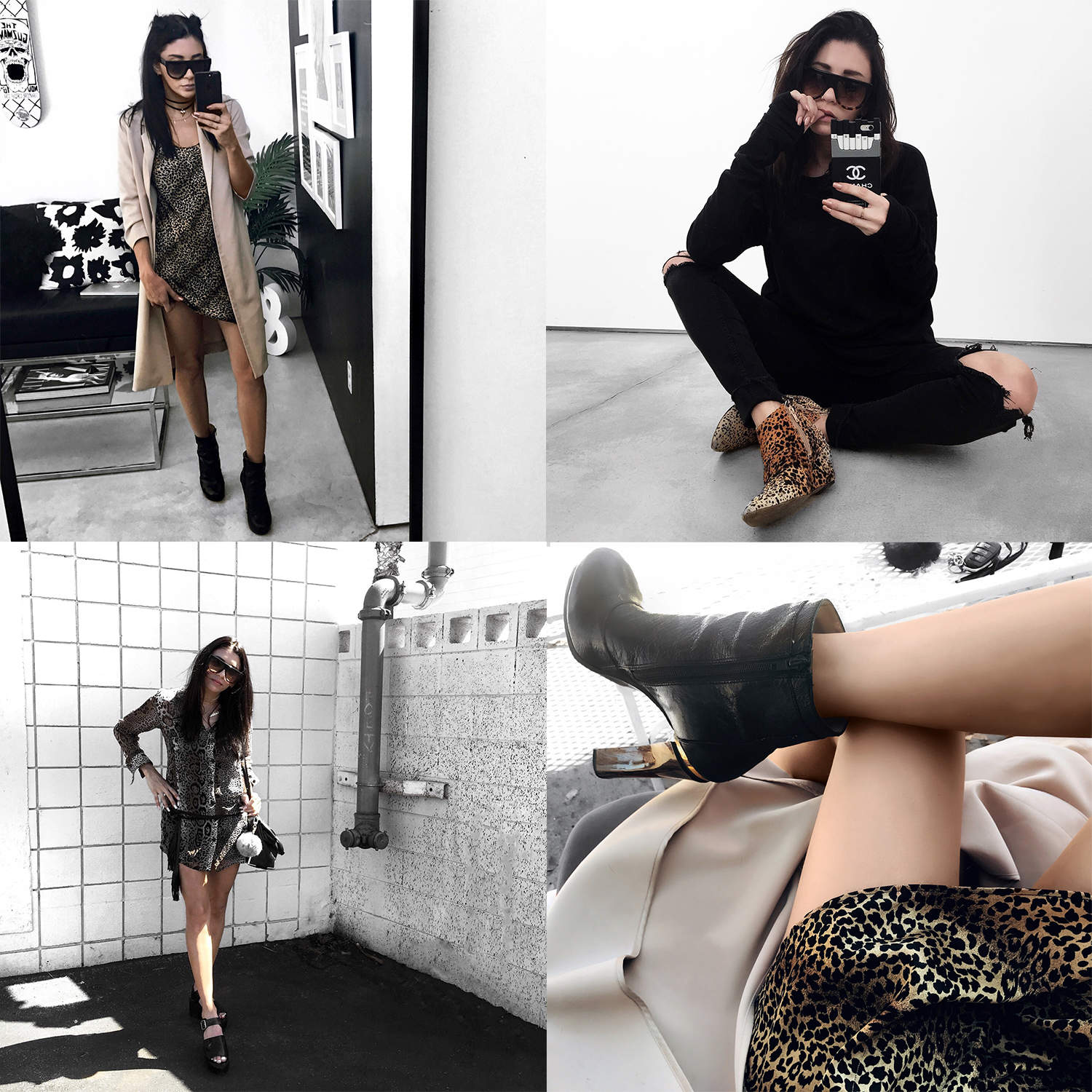 fashionlush, leopard print, slip dress