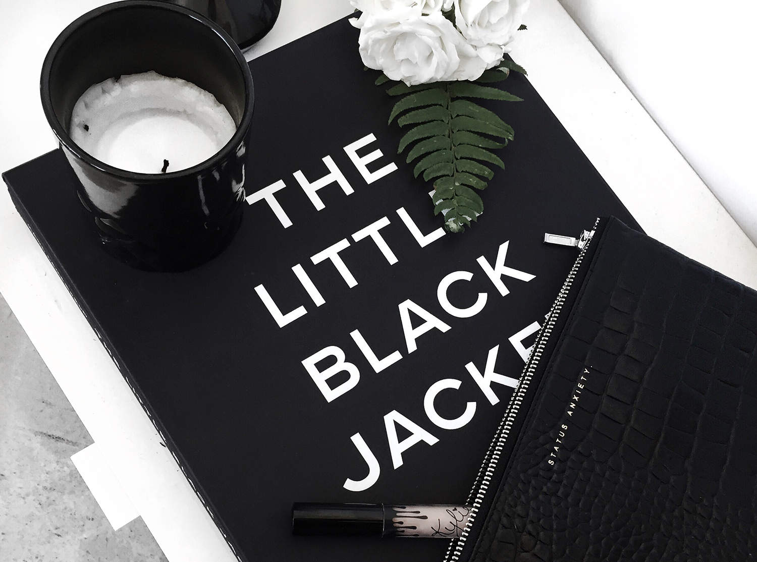 fashionlush, little black jacket, ,coffee table books