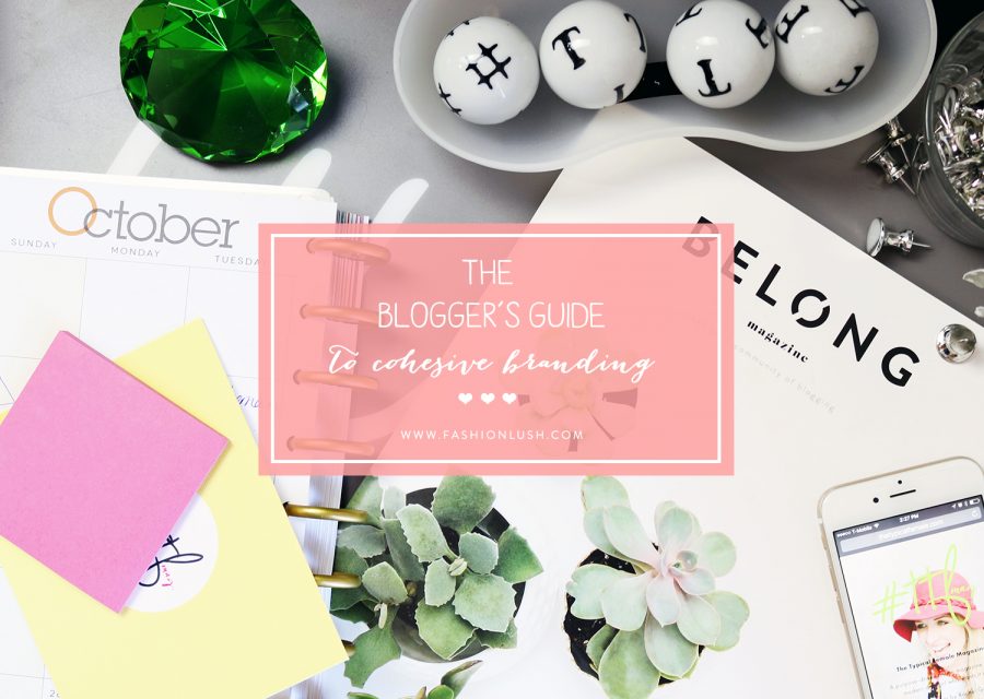 fashionlush, creating a cohesive brand, blogging tips