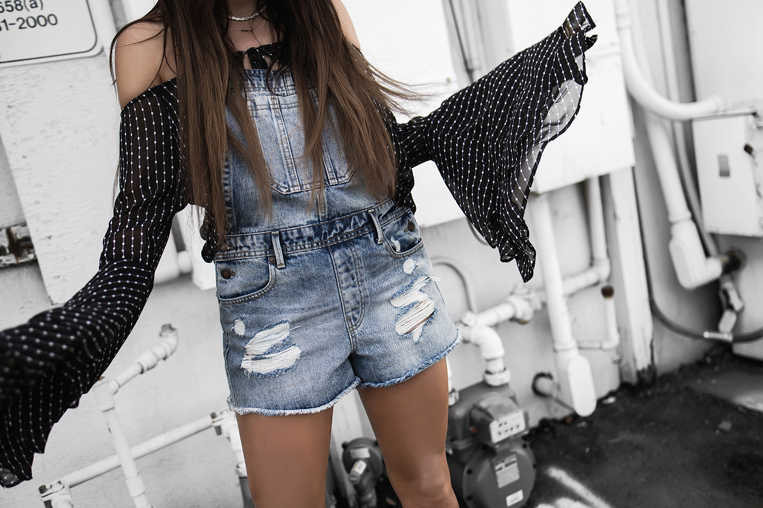 fashionlush, how to wear overalls, fashion blogger