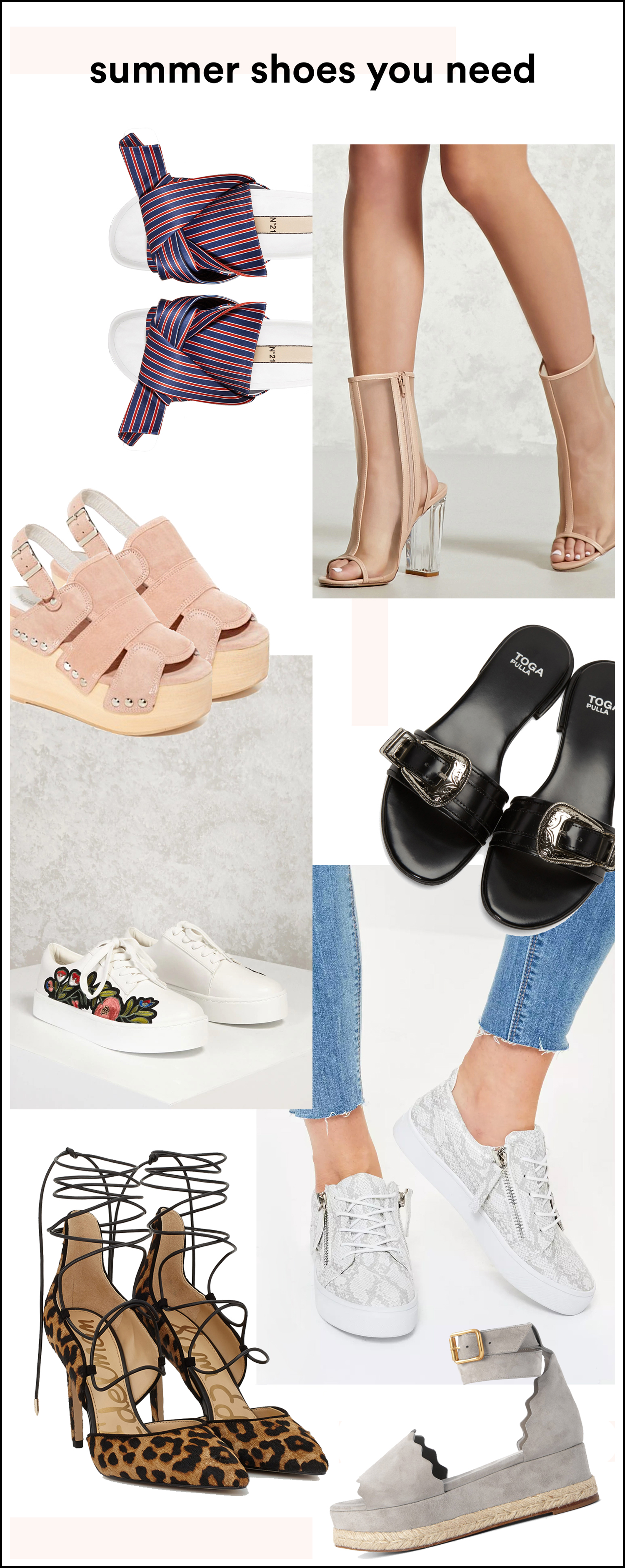 fashionlush, summer shoes, 2017 shoe trends