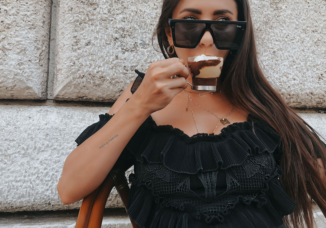 fashionlush, guide to rome, fashion blogger, sant'eustachio cafe