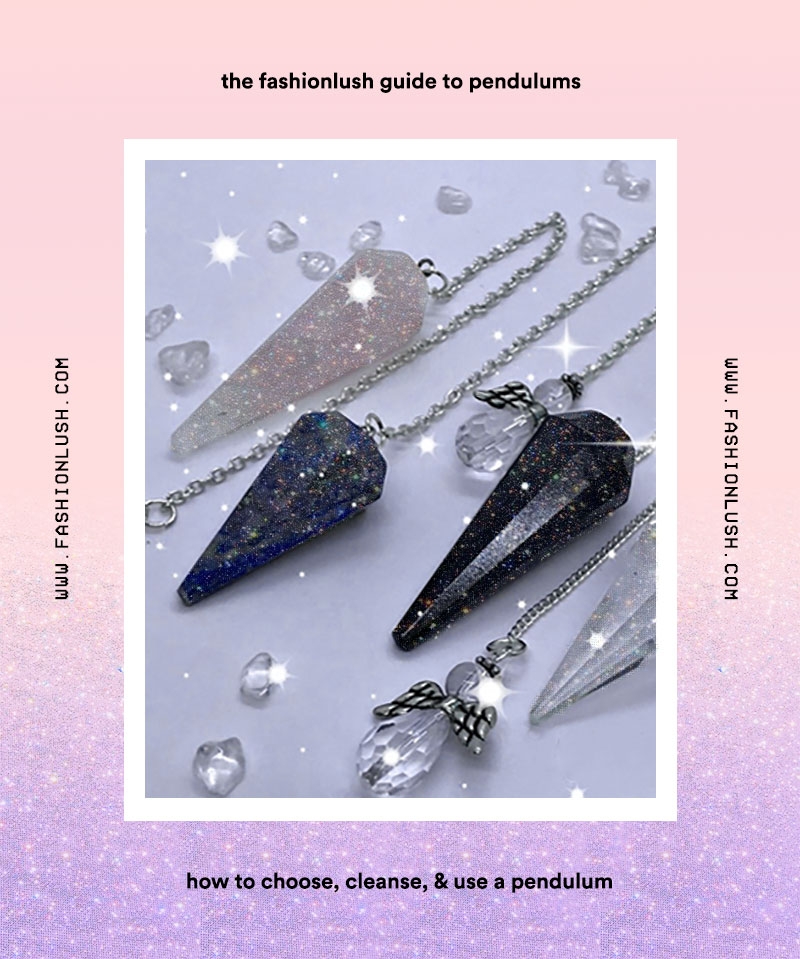 the fashionlush guide to pendulums, how to use a pendulum