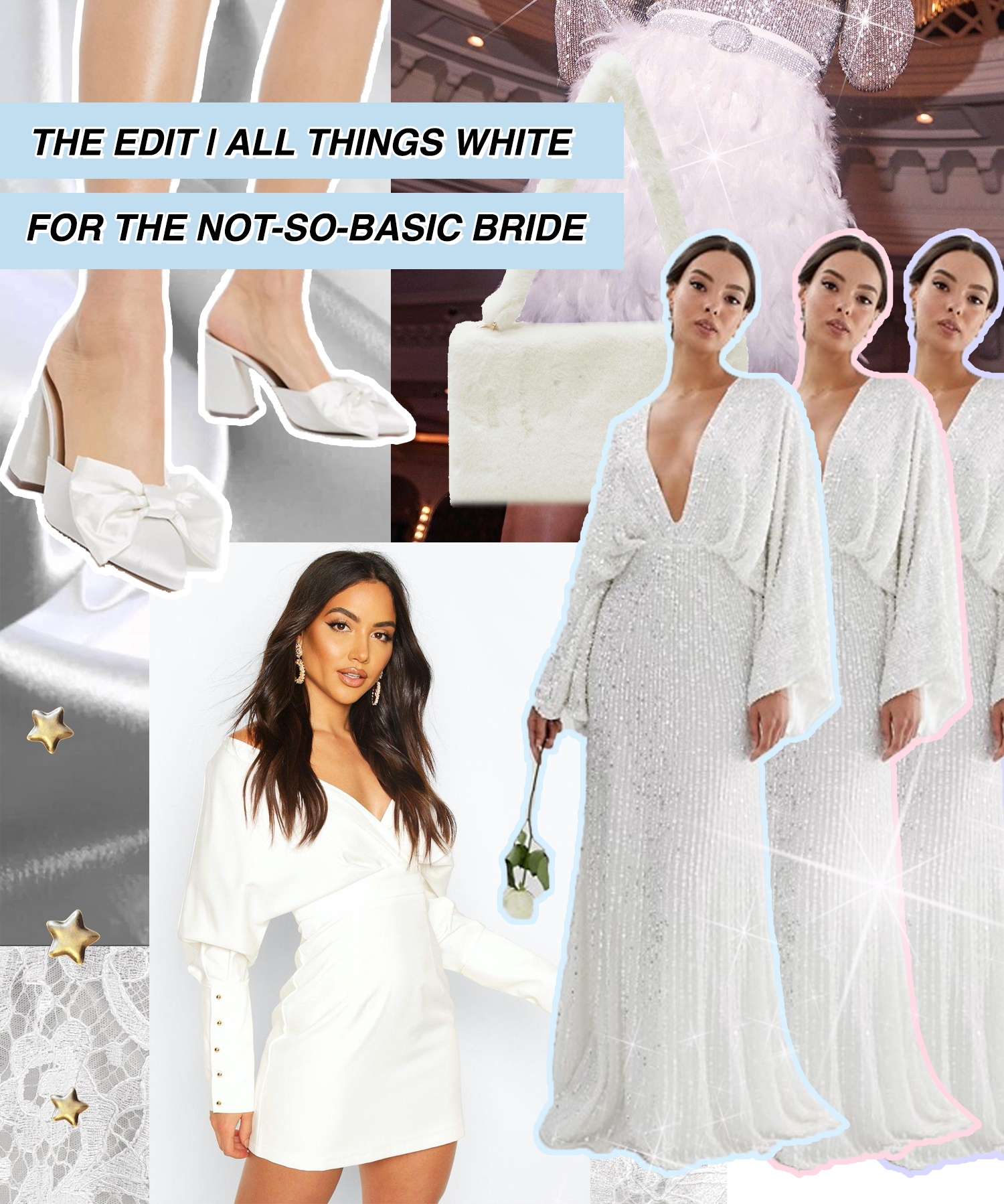 fashionlush, white wedding looks, bridal fashion