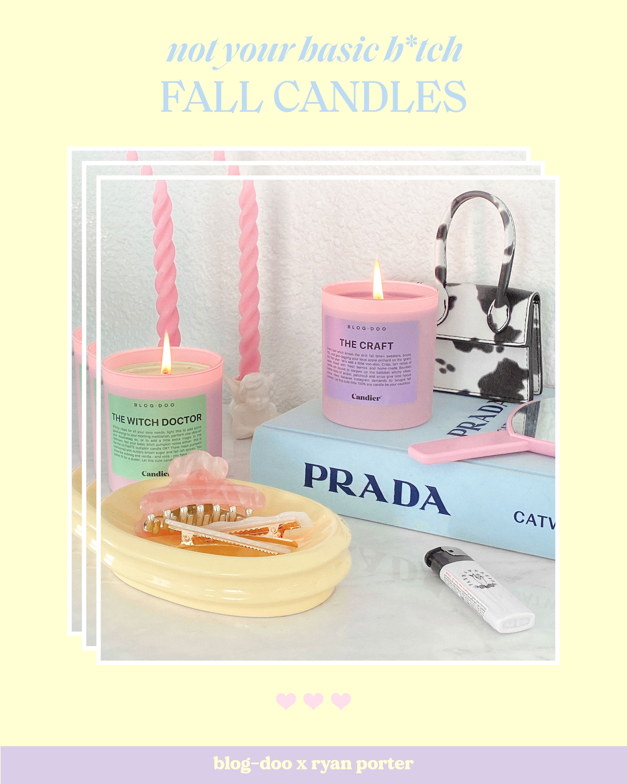 fashionlush, ryan porter, velas de outono, velas estéticas